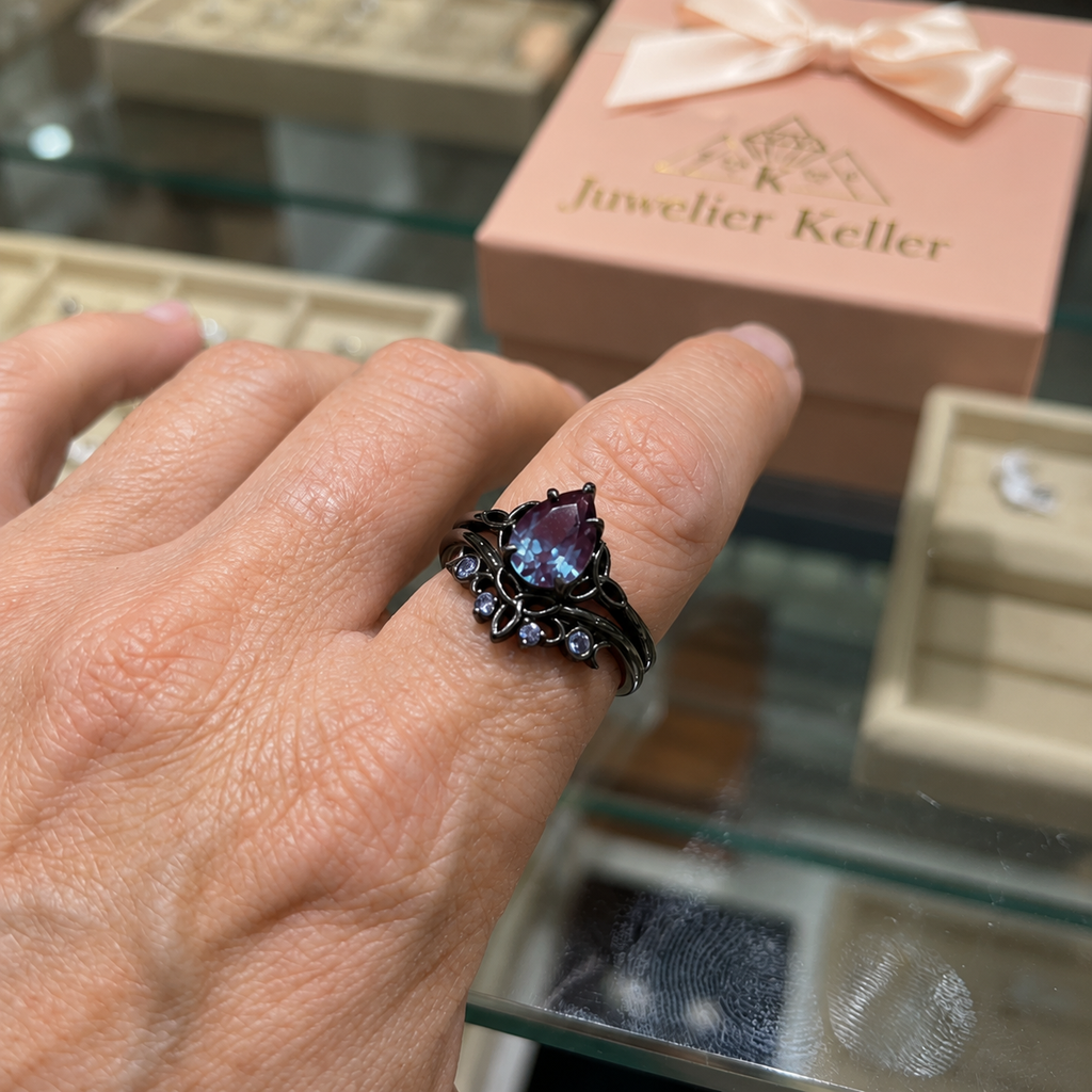 Amethyst Layered Ring