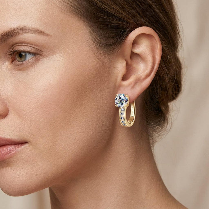 Argo Small Hoops | Gold