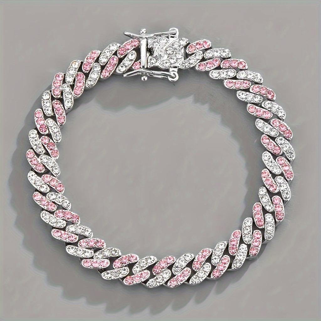 Arctic Rosé Cuban Bracelet