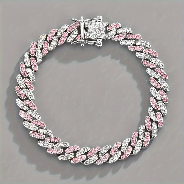 Arctic Rosé Cuban Bracelet