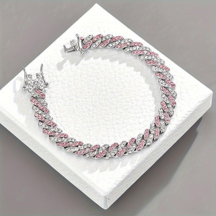 Arctic Rosé Cuban Bracelet