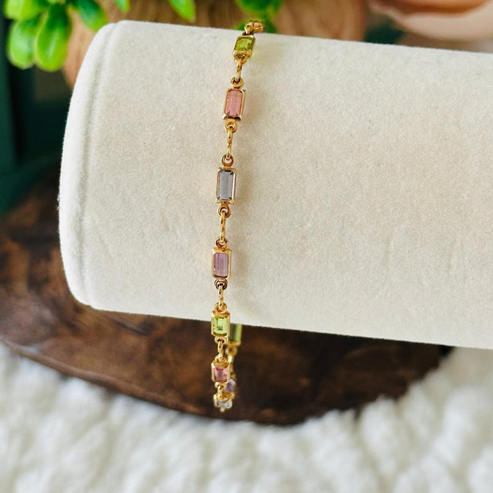 Bracelet "Isabella" with Colourful Stones