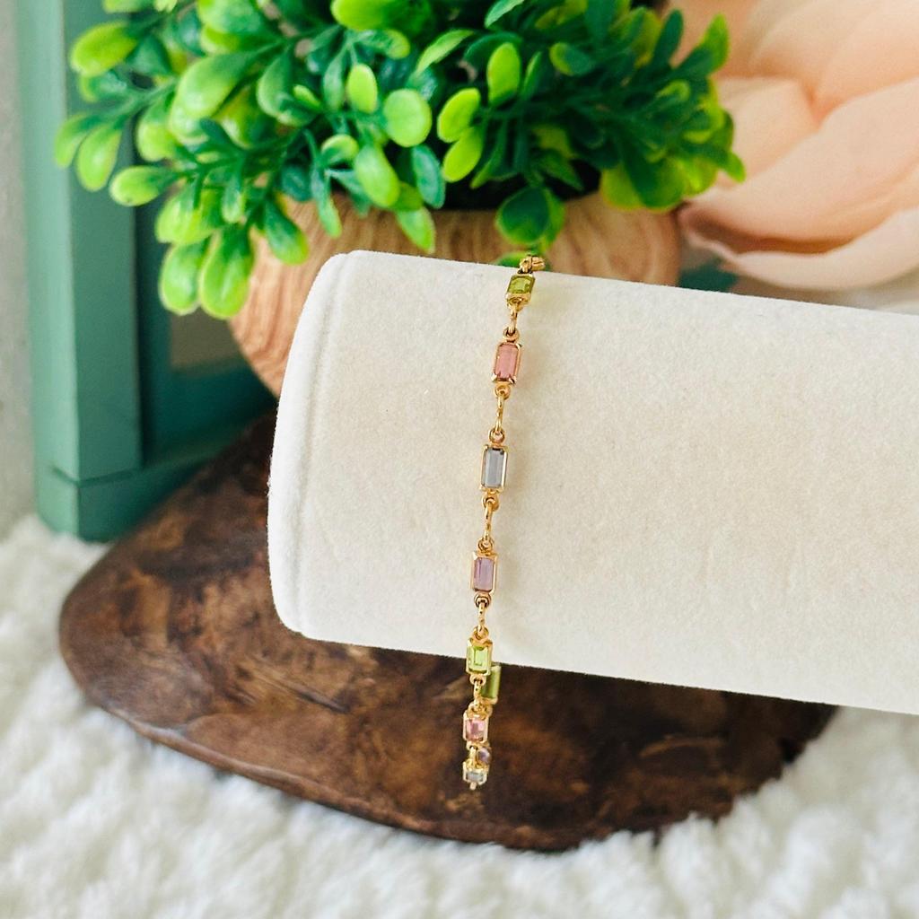 Bracelet "Isabella" with Colourful Stones