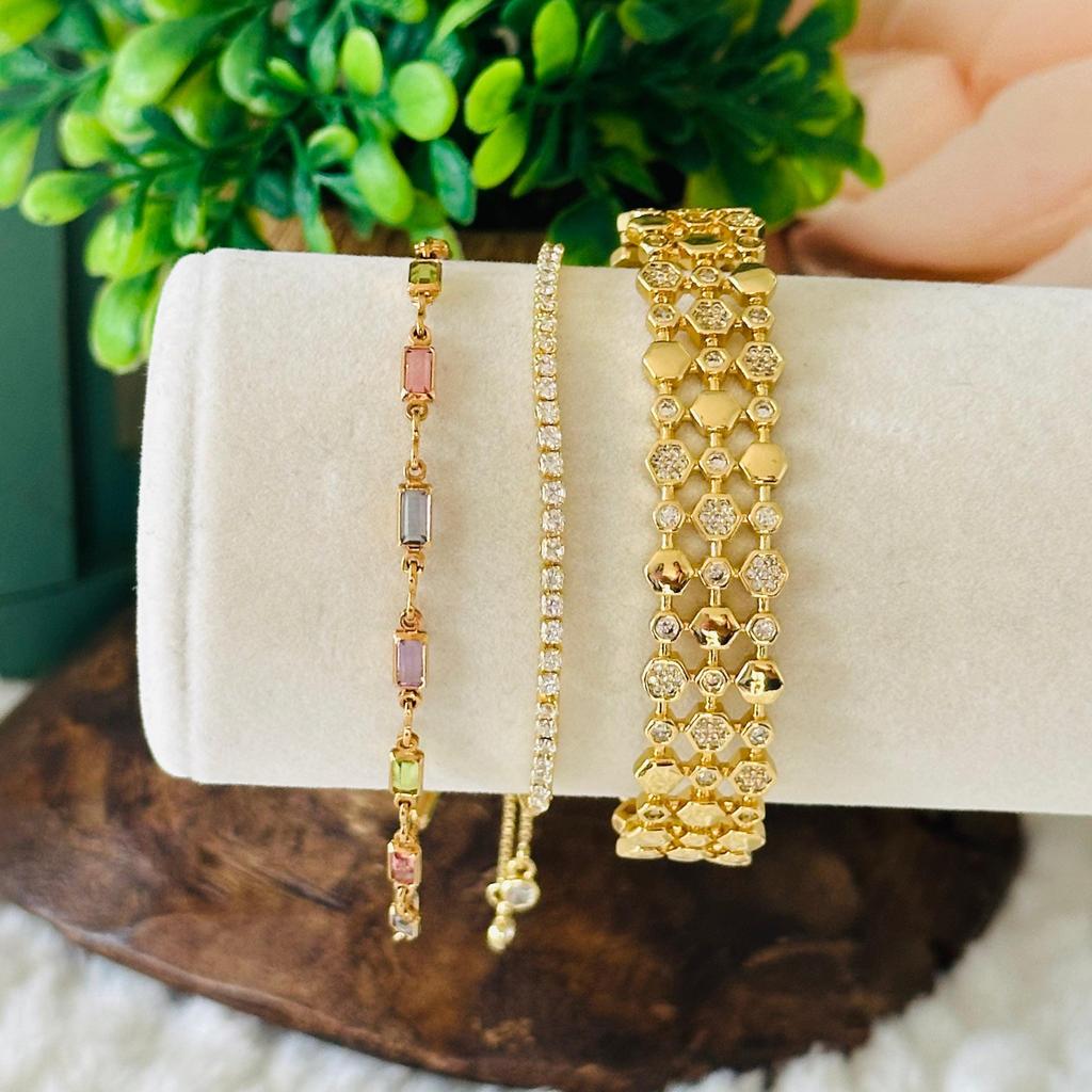 Bracelet "Isabella" with Colourful Stones