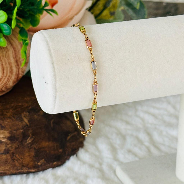 Bracelet "Isabella" with Colourful Stones