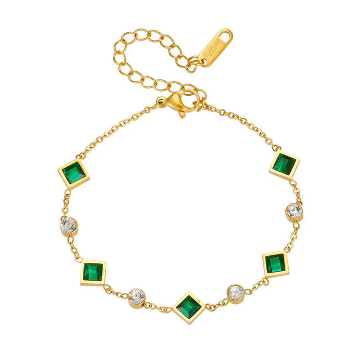 Karolina Bracelet with Emerald