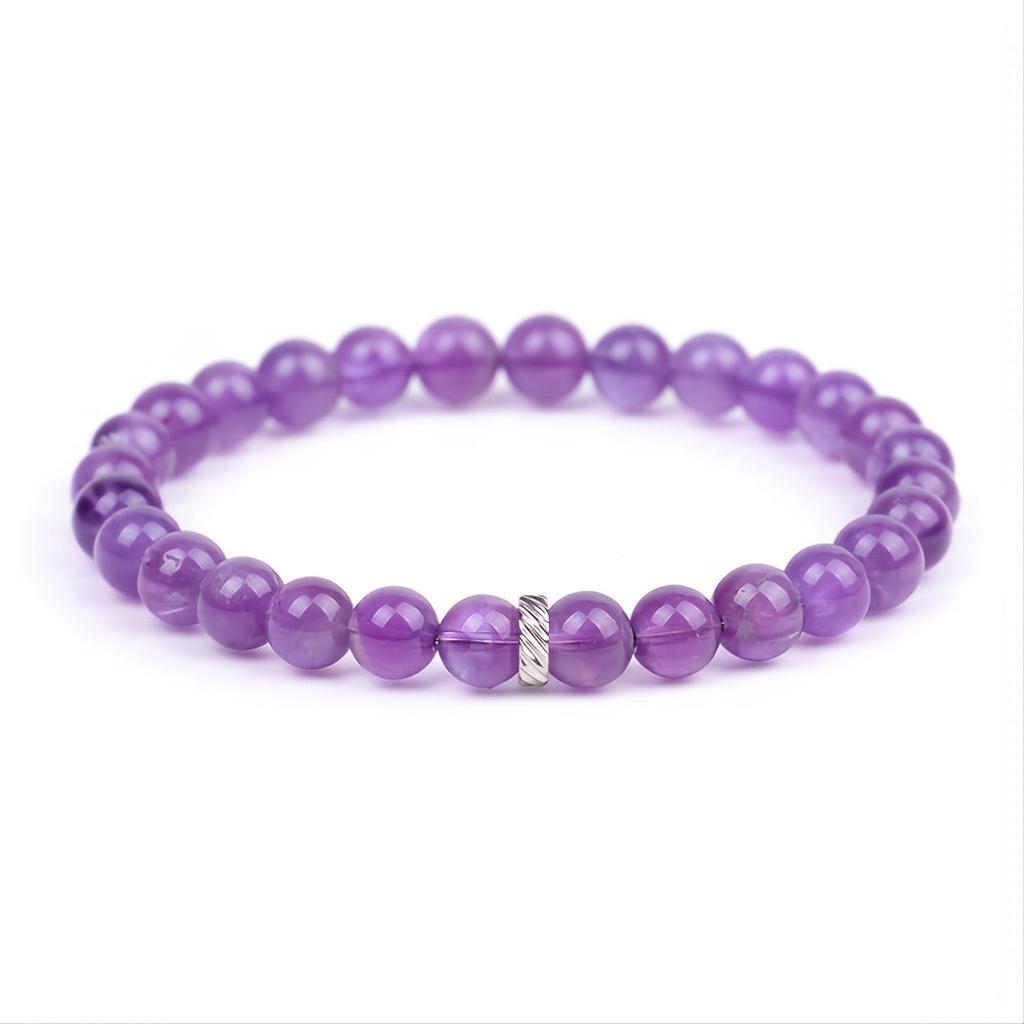 Bracelet "Sandals" with Amethyst