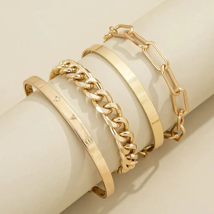 Bracelet Set Golden Harmony