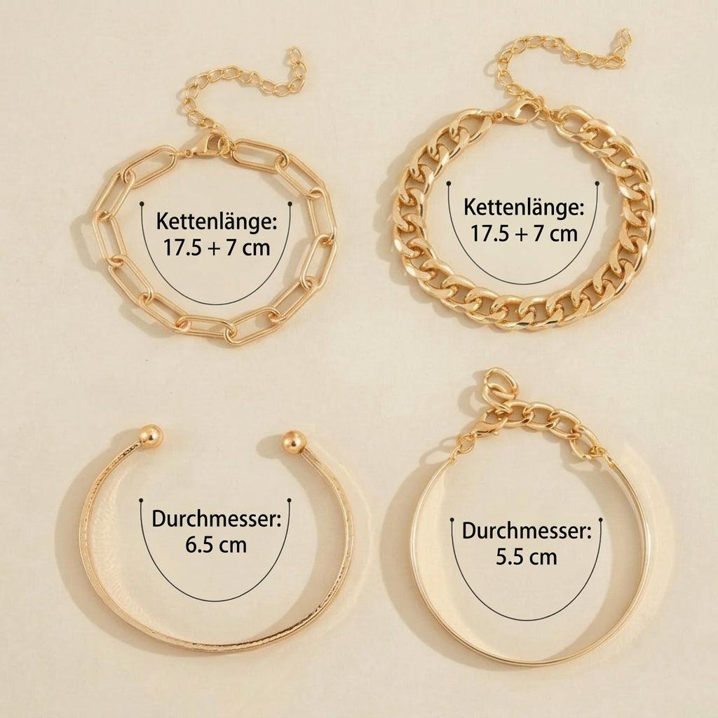 Bracelet Set Golden Harmony