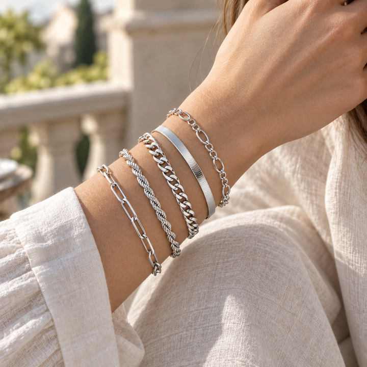 Gold Bracelet Set