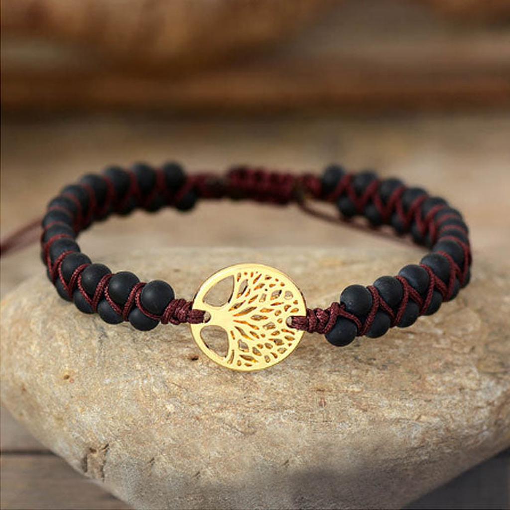 Bracelet made of Jasper Tree of Life
