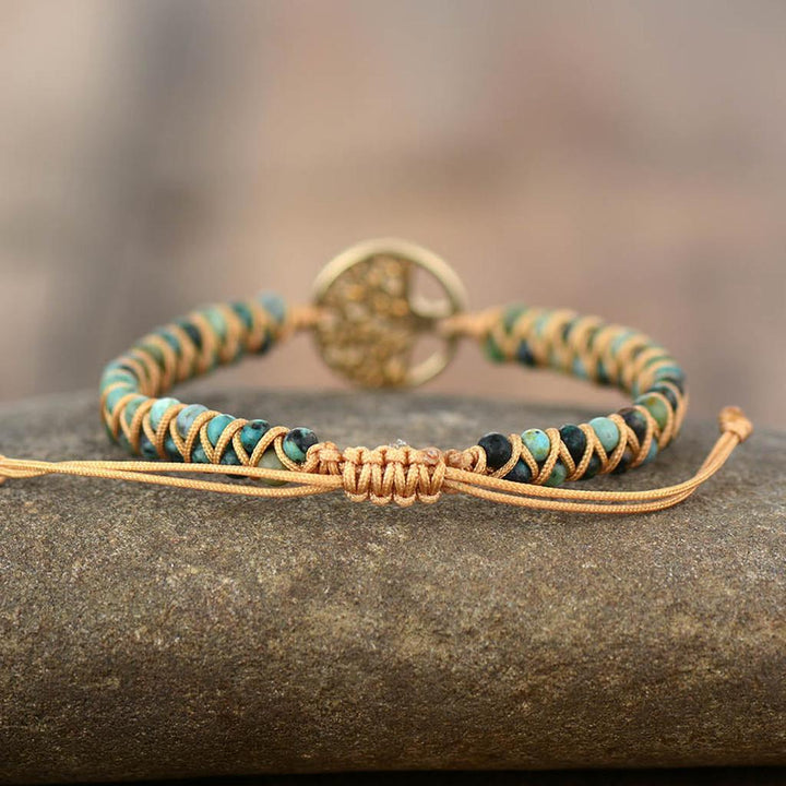 Bracelet made of Jasper Tree of Life
