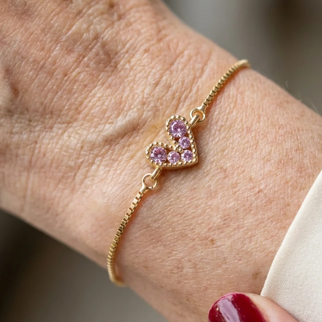 Blush-Love Bracelet | White Gold