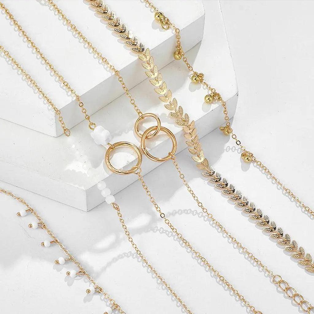 Bohème Bracelet Set in Gold Colour