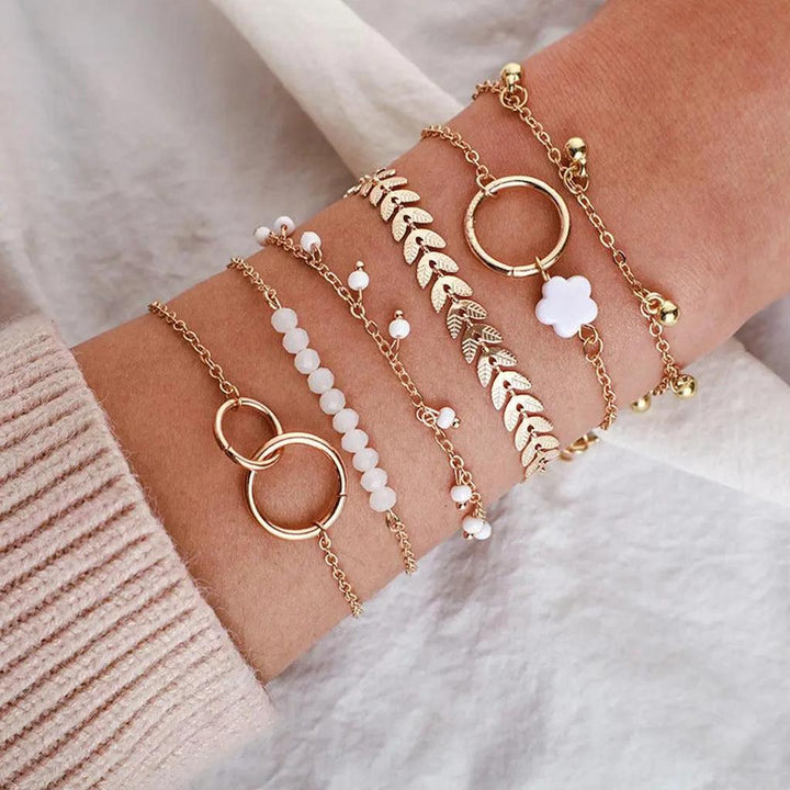 Bohème Bracelet Set in Gold Colour