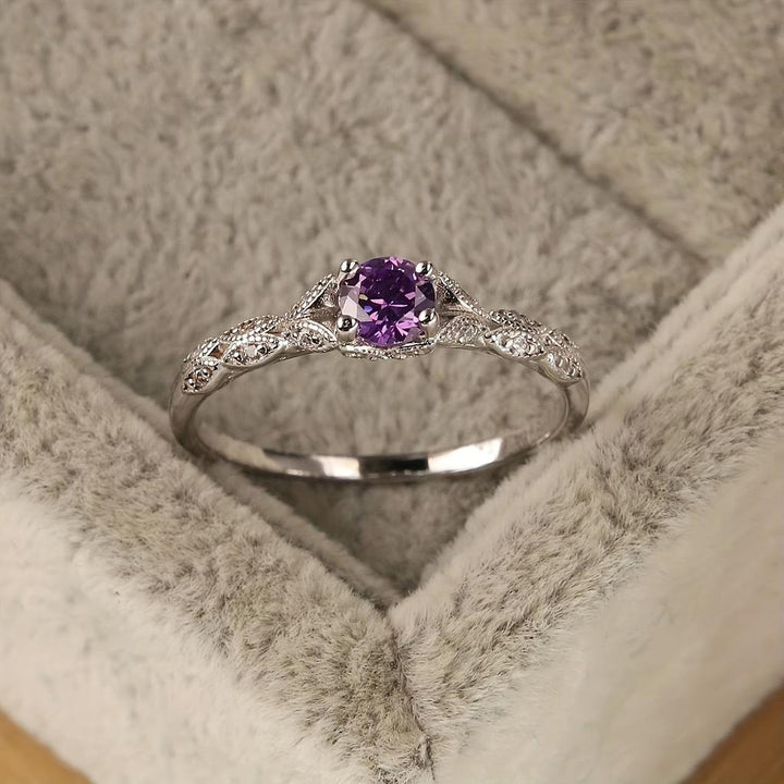 Brigitte Ring with Amethyst