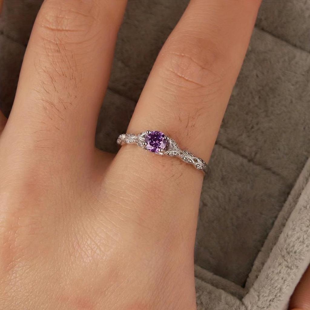 Brigitte Ring with Amethyst