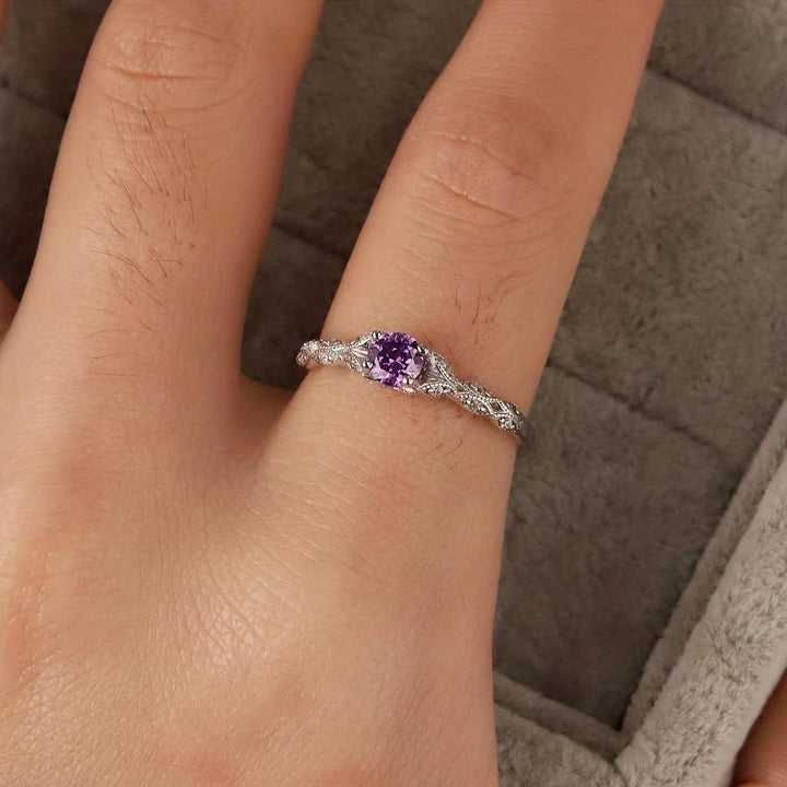 Brigitte Ring with Amethyst