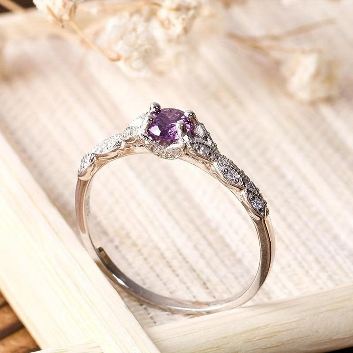 Brigitte Ring with Amethyst