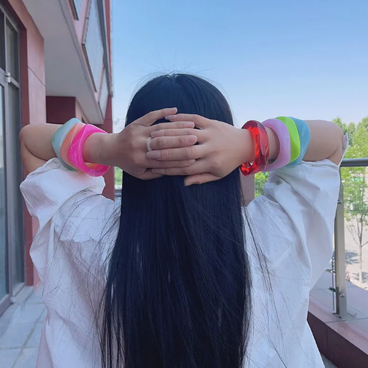 Colourful Square Acrylic Bracelet