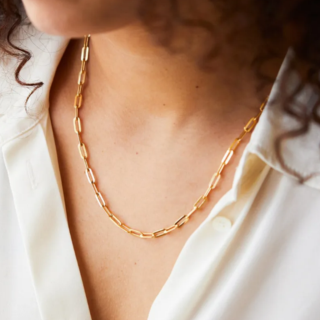 Ladies' Necklace with Steel Chain