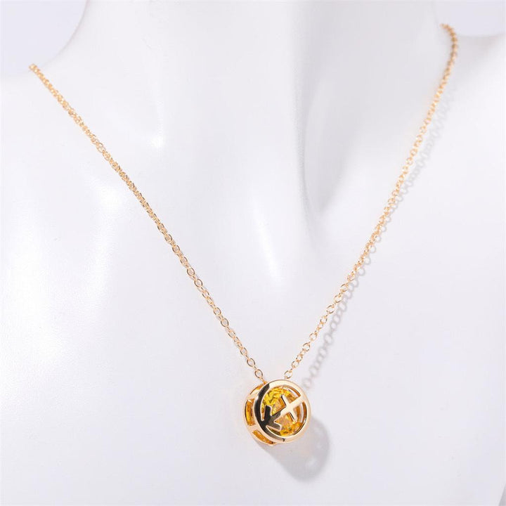 Double-Sided Zodiac Necklace