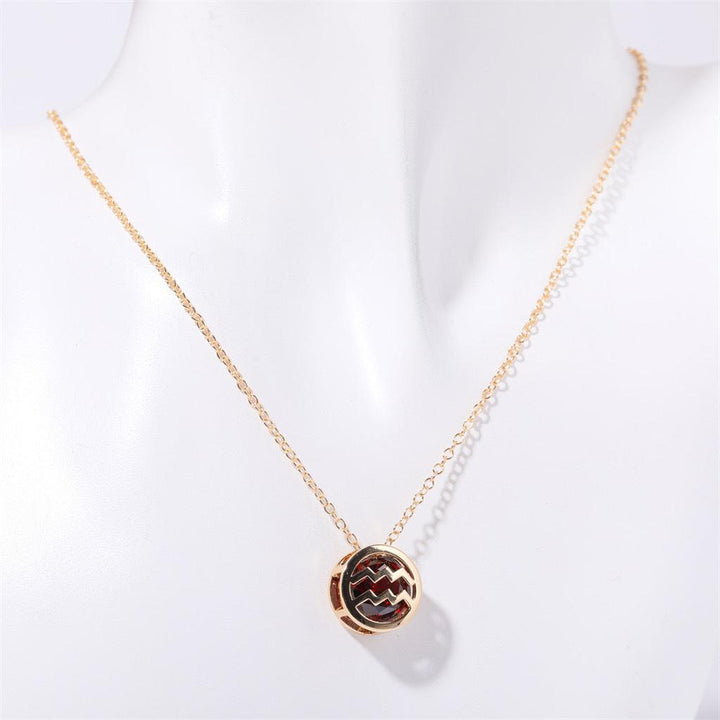 Double-Sided Zodiac Necklace