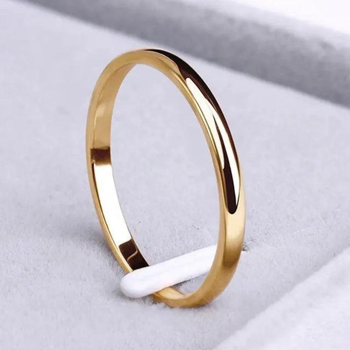 Simple Ring in Gold and White Gold