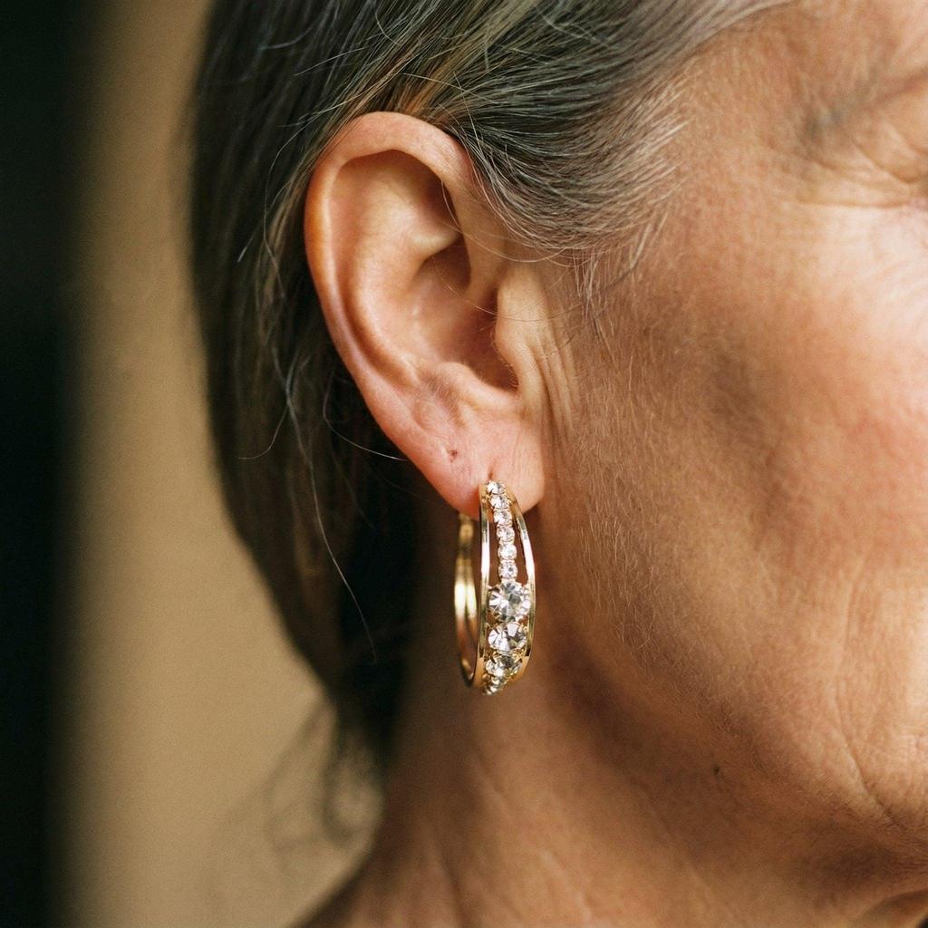 Elegant Gold-Plated Earrings