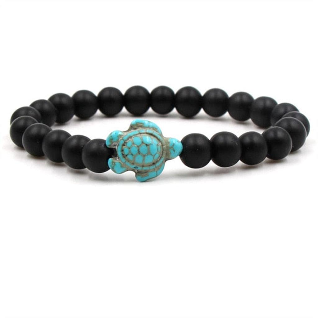 Exclusive Bracelets with Natural Stones in Turtle Shape