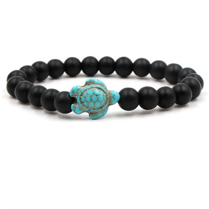 Exclusive Bracelets with Natural Stones in Turtle Shape