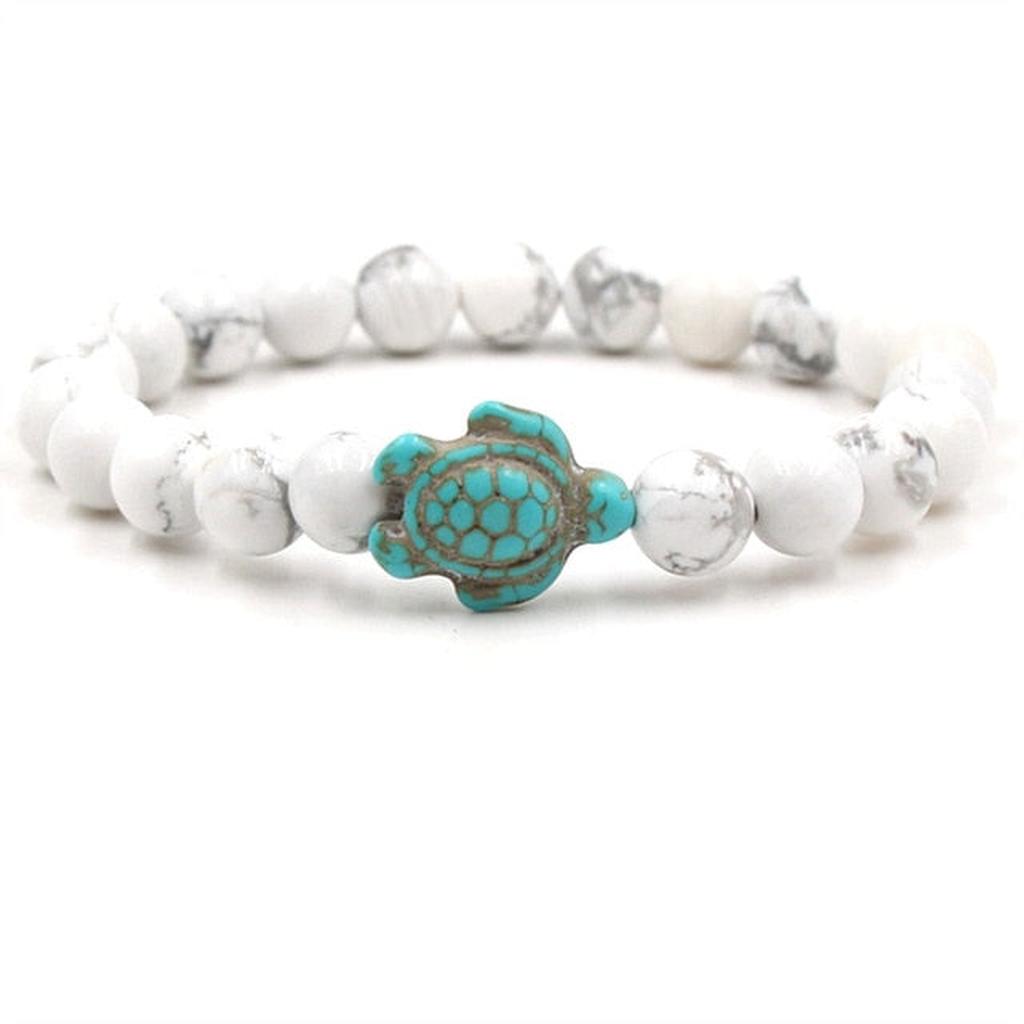 Exclusive Bracelets with Natural Stones in Turtle Shape