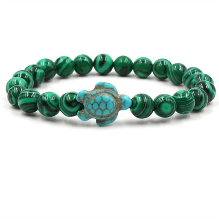 Exclusive Bracelets with Natural Stones in Turtle Shape