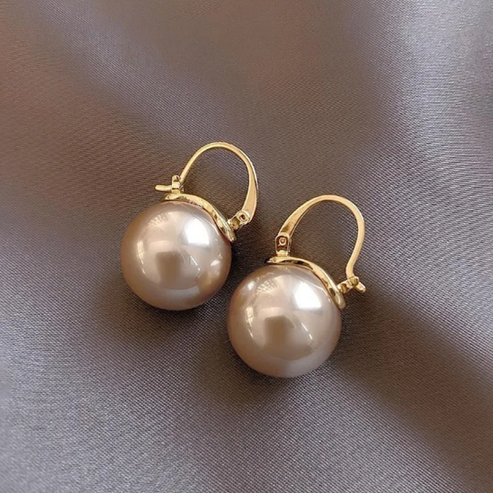 French Earrings in White Gold
