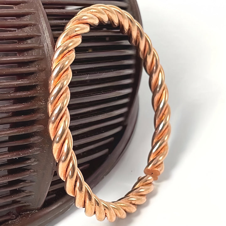 Braided Copper Bracelet Cordelia