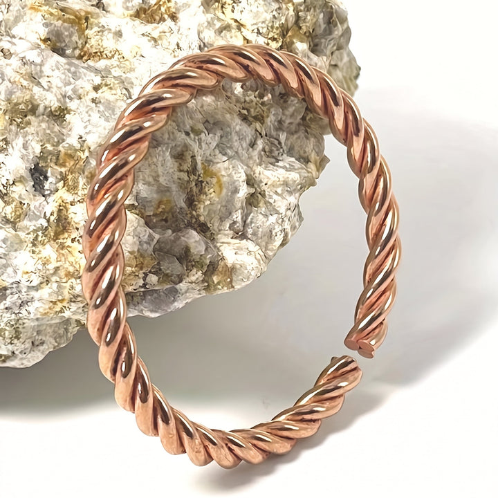 Braided Copper Bracelet Cordelia