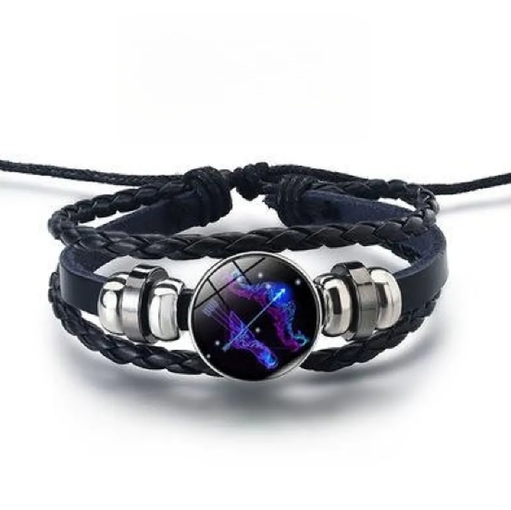 Shiny Bracelet with 12 Star Signs