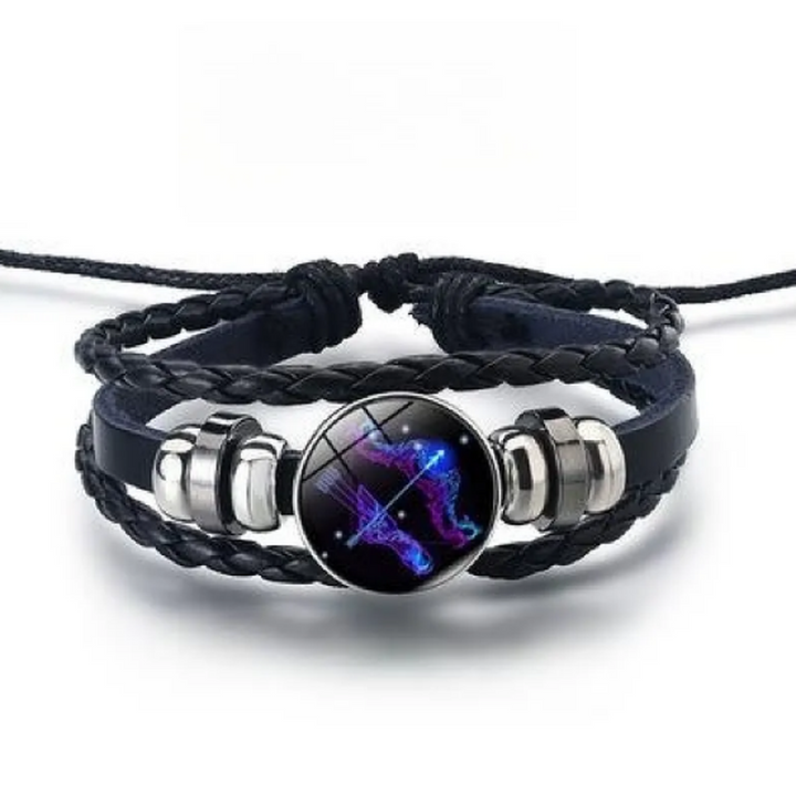 Shiny Bracelet with 12 Star Signs