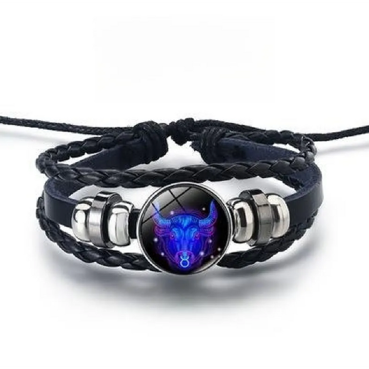 Shiny Bracelet with 12 Star Signs