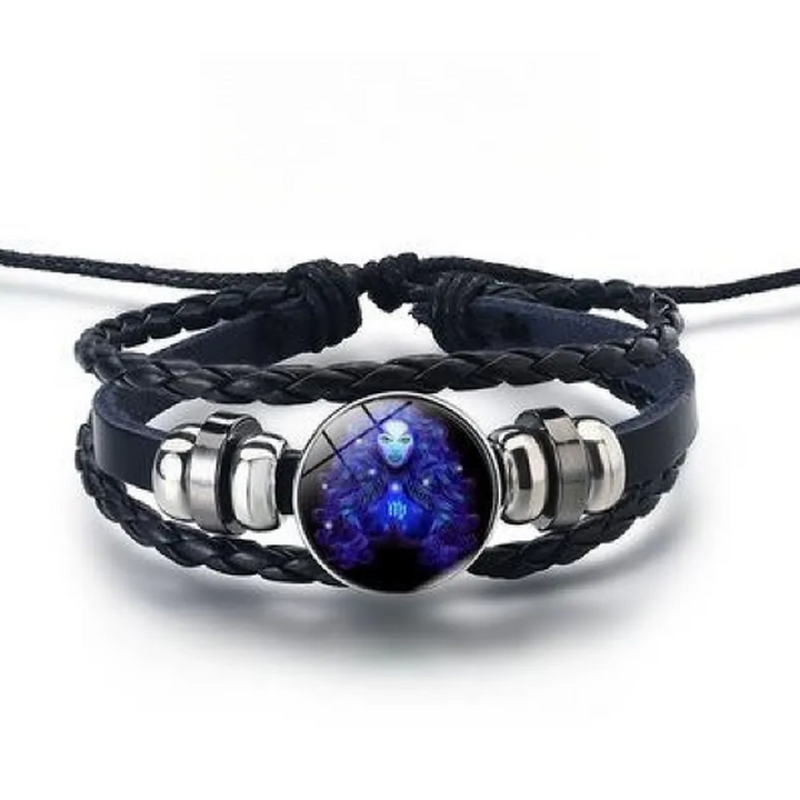 Shiny Bracelet with 12 Star Signs