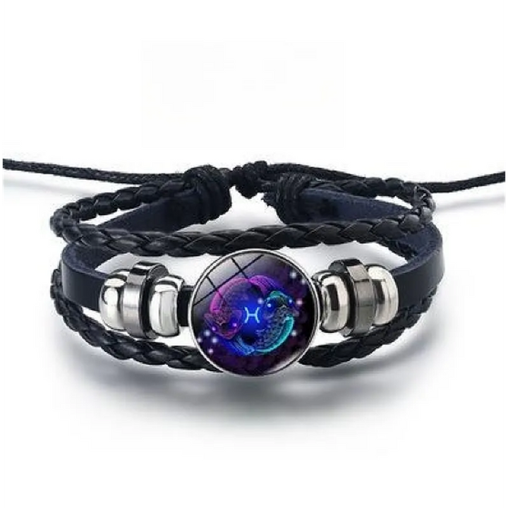 Shiny Bracelet with 12 Star Signs