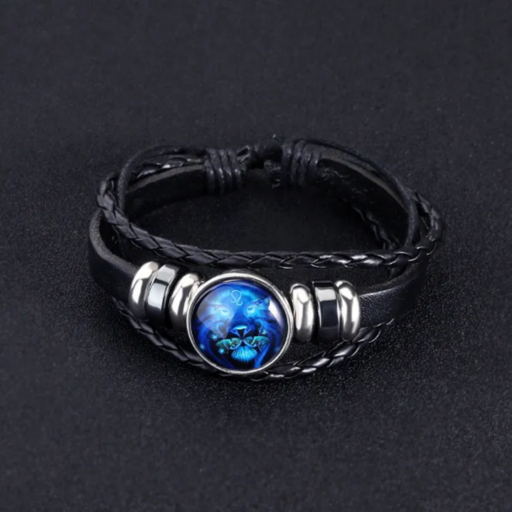 Shiny Bracelet with 12 Star Signs