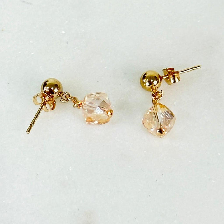 Golden Hanging Earrings "Liana"