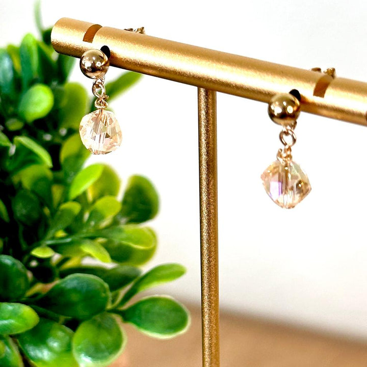 Golden Hanging Earrings "Liana"