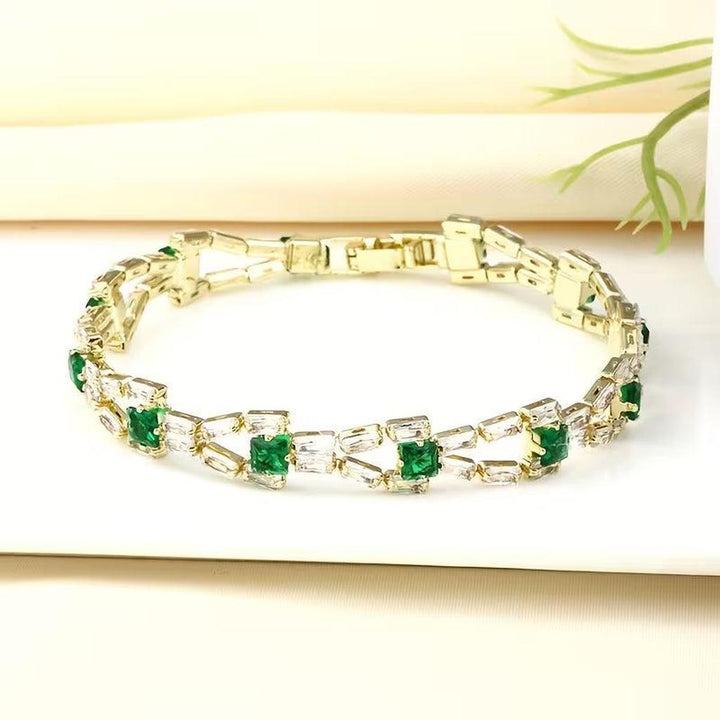 Golden Tennis Bracelet