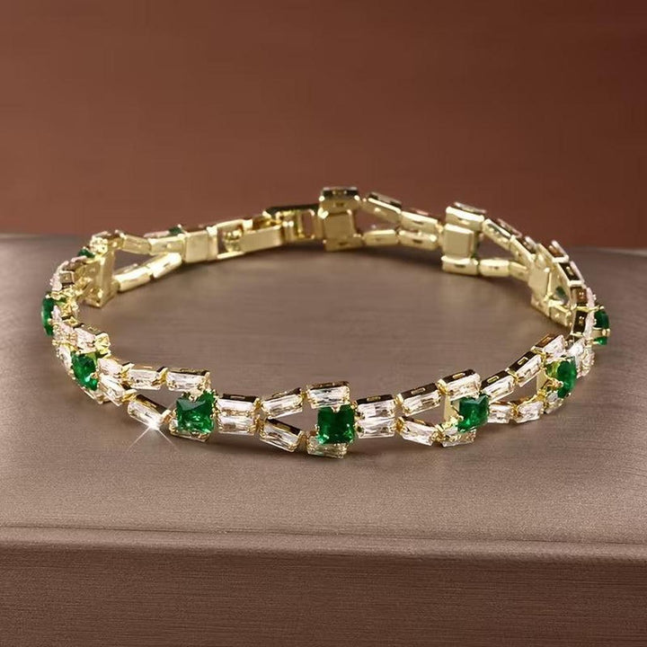 Golden Tennis Bracelet
