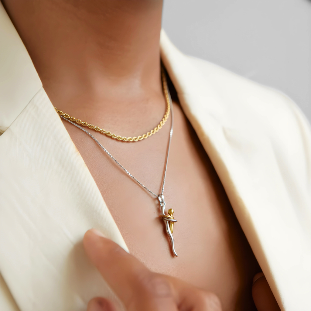 Necklace "Infinite Embrace"
