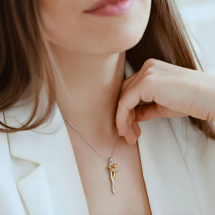 Necklace "Infinite Embrace"