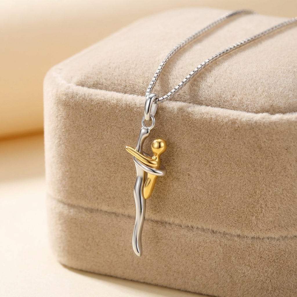 Necklace "Infinite Embrace"