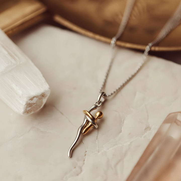 Necklace "Infinite Embrace"
